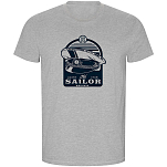 Kruskis CA66900258C052 Футболка с коротким рукавом Sailor ECO Серый Heather Grey M