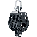 Купить Harken 345 Triple Swivel Carbo Block 29 mm With Becket Черный Black / Silver 7ft.ru в интернет магазине Семь Футов