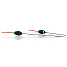 Купить Mext tackle M0807001 Leire плавать Серебристый  Black / Green 0.30 g 7ft.ru в интернет магазине Семь Футов