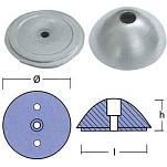 Tecnoseal TEN01075 Variprofile Анод Серебристый  Grey 68 mm 