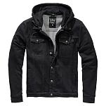 Brandit 9539-196-L Рубашка с длинным рукавом Cradock Denim Черный Black / Black L