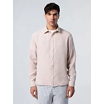 North sails 664368-0120-L Рубашка с длинным рукавом 664368 Бежевый Beige L