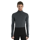 Купить Icebreaker 0A56H9585M Базовый слой с длинным рукавом 200 ZoneKnit™ Merino Серый Jet Heather / Black / Metro H M 7ft.ru в интернет магазине Семь Футов