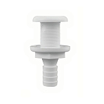 Attwood ATT-3873-1 Соединитель через корпус  White 19 mm