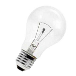 Euromarine 081620 E27 24V 60W 60x108 mm Лампочка Бесцветный Clear / Grey
