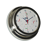 Часы кварцевые секторные Vion A 100 LD 129x40мм Ø106мм из полированной нержавеющей стали, Osculati 28.902.81