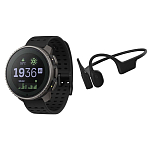 Suunto BDL/SS050858000SS050946000 Vertical Solar Титановые часы + звуковые наушники Черный Black