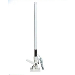 Морская антенна VHF Shengda MRF0.6 из стеклопластика 156-163МГц 3дБ Ø16×550мм с кабелем RG58 2,5м и поворотным кронштейном из АБС-пластика