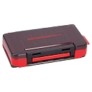 Купить Mikado UAC-H1906 коробка для приманок H1906  Red / Smoke 17.5 x 10.5 x 3.8 cm 7ft.ru в интернет магазине Семь Футов