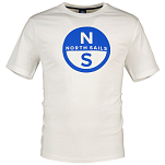 North sails 692972-0101-XXL Футболка с коротким рукавом Basic Белая White 2XL