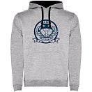 Купить Kruskis SU1067035802C054 Толстовка с капюшоном Crab Logo Two-Colour Серый Heather Grey / Black L 7ft.ru в интернет магазине Семь Футов