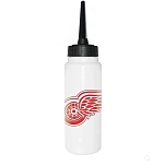 Nhl 65073-DETROIT RED WINGS-1000 ml Бутылка для воды «Детройт Ред Уингз» 1L Белая White / Black