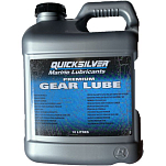 Quicksilver boats 858059QB1 SAE 80W90 Gear Lube 10L 2 Units Серый Grey