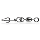 Купить Mustad MA020-BN-8-10U MA020-BN Crane Вертлюги Серебристый Black Nickel 8  7ft.ru в интернет магазине Семь Футов