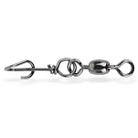 Mustad MA020-BN-8-10U MA020-BN Crane Вертлюги Серебристый Black Nickel 8 