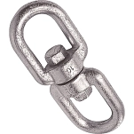 Plastimo 13242 Оцинкованное вертлюжное звено цепи Серебристый Grey 12 mm