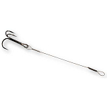 DAM SVS56433 7x7 Uncoated Stinger Связанные Крючки 8 См Серебристый Transparent 4