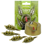 Carp hunter 79661998 4+1 Кормушка фидерная прикормочная  Green