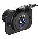 Купить Digital voltmeter + dual USB plug Type A+C, 14.516.30 7ft.ru в интернет магазине Семь Футов