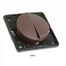 BERKER 0936552501 INTEGRO FLOW Двойной кулисный переключатель/матовый коричневый