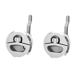 Marine town 5050210 Ручка из нержавеющей стали без замка Серебристый Silver