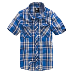 Brandit 4012-53-XXL Рубашка с коротким рукавом Roadstar Голубой Blue 2XL