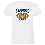 Kruskis CA65500101C066 Футболка с коротким рукавом Seafood Crab Белая White S