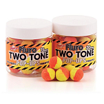 Dynamite baits 34DBDY595 Tutti Frutti Pineapple Fluro Two Tone Pop Ups 1 Pot Оранжевый Orange 15 mm 