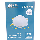 Купить Trac outdoors 280-MK9500N95 N95 Маска для лица с частицами Белая White 7ft.ru в интернет магазине Семь Футов