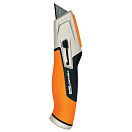 Купить Fiskars 1027223 CarbonMax Выдвижной универсальный нож Оранжевый Orange 7ft.ru в интернет магазине Семь Футов