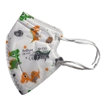 Dnins 8200490 защитная маска FFP2 Dinosaurs 3 Единицы Multicolor 30x20x15