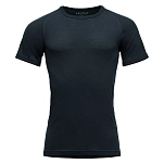 DEVOLD OF NORWAY GO245213B-284A-M Базовый слой с коротким рукавом Lauparen Merino 190 Ink M