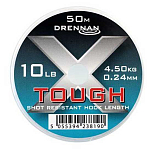 Drennan LCXT024 X Tough Hooklink 50 m Монофиламент Бесцветный Clear 0.240 mm
