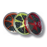 Delalande 80PLBM006 Medium Cutted Pellet Ассортимент свинца Серебристый Yellow