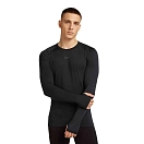 Купить Icebreaker 0a579i001/xl Базовый слой с длинным рукавом Merino Blend 125 ZoneKnit™ Crewe Black 30x25x2 7ft.ru в интернет магазине Семь Футов