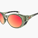 Спортивные очки Demetz Sky-Track / Crystal Green / Matt Black Grey Mirror Red Cat.4, skytrack4351gu51