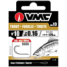 Купить VMC 193354 SP Trout Связанные Крючки Черный Red 4  7ft.ru в интернет магазине Семь Футов
