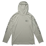 Salty crew 20135477-GRAY-M Футболка с длинным рукавом от высыпаний Alpha flag pinnacle mask Серый Gray M