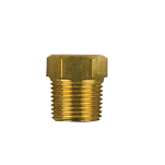Латунная заглушка Tecnoseal 01318TP 17мм 3/8''GAS 3/8''UNC для стержневых анодов