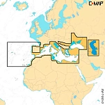 C-map M-EM-T-045-D-MS South Europe Откройте для себя X-карту Multicolour