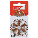 Купить Maxell MA312 щелочные батарейки для слуховых аппаратов  Black 7ft.ru в интернет магазине Семь Футов