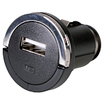 Talamex 14504044 12V Мини-адаптер USB. одиночный Черный Black