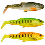 Savage gear 71816 Craft Cannibal Paddletail Мягкая приманка 105 mm 12g 40 Единицы Многоцветный Olive Pearl Hot Orange