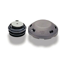 Купить Дефлектор с водонепроницаемой крышкой Lewmar Retro Fit 361899990 Ø120мм из серого армированного пластика для перегородок до 100мм 7ft.ru в интернет магазине Семь Футов