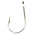 Mustad 7691S-SS-12/0-109 Classic Line Southern&Tuna Колючий Одноглазый Крючок Серебристый Stainless Steel 12/0 