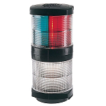 Hella marine 4025430 2984 12V 25W Триколор Лайт Бесцветный Black