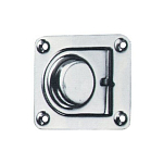 Ручка для пайолов/люков/дверей прямоугольная 81810 65x55мм из полированной нержавеющей стали AISI304