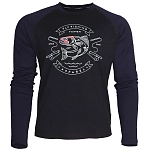 Taimen 10085196 Футболка с длинным рукавом Kerulen Merino Midnight / Black L