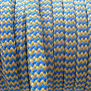 Купить Трос плетеный плоский из полиэстера высокой прочности Pes HT и Кевлар Benvenuti 4750* Ø10мм синий/желтый 7ft.ru в интернет магазине Семь Футов