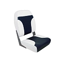 Купить Springfield marine 66209 Складное сиденье с высокой спинкой White / Blue 41 x 53 x 38 cm 7ft.ru в интернет магазине Семь Футов